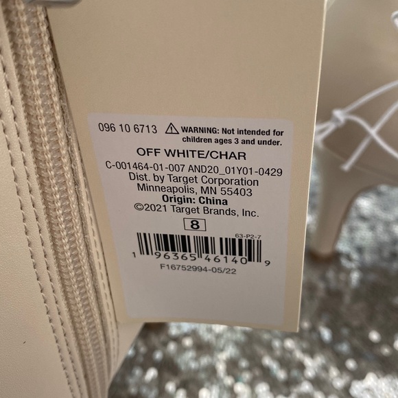 A New Day Women’s Off White Char Heeled Dress Boots Size 8 - Picture 12 of 12